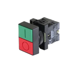 Botão pulsador duplo s/ led NA+NF 05141110011 SOPRANO