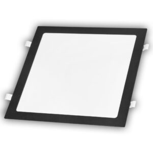 Painel cristall home thinn embutir preto 18w 6500k biv. 1260lm Cristallux