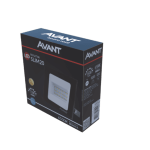 Refletor LED slim 20w 6500k 110v/220v bivolt Ip65Avant