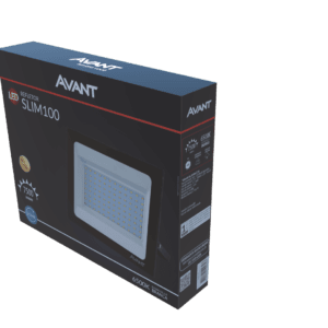 Refletor LED slim 100w 6500k 110v/220v bivolt Ip66 Avant