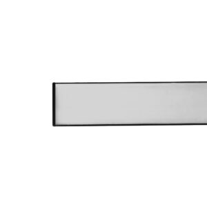 PERFIL LED ALUMINIO SOBREPOR 35MMX40MMX2000MM PRETO
