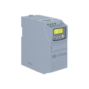inversor de frequência WEG CFW300 – 1 CV, 1,8 A, 380 V trifásico.
