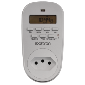 Interruptor horário digital com tomada 10ª EXATRON