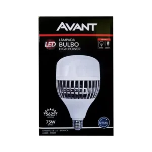 Lâmpada LED bulbo  75w bivolt 6500k branca E-27 Avant