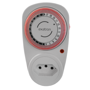 Interruptor horário analógico com tomada 10a EXATRON