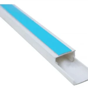 Canaleta 20x10x2m branca com divisoria e fita dupla face Tramontina